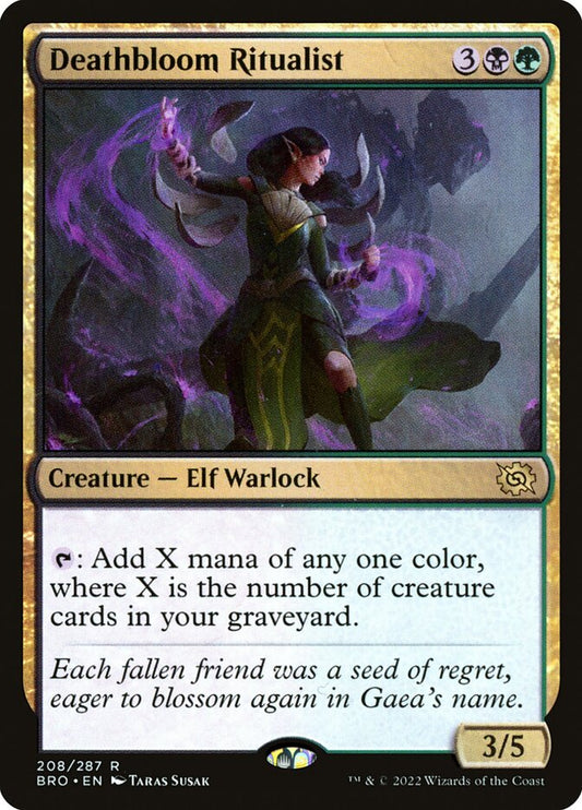 Deathbloom Ritualist - BRO 208