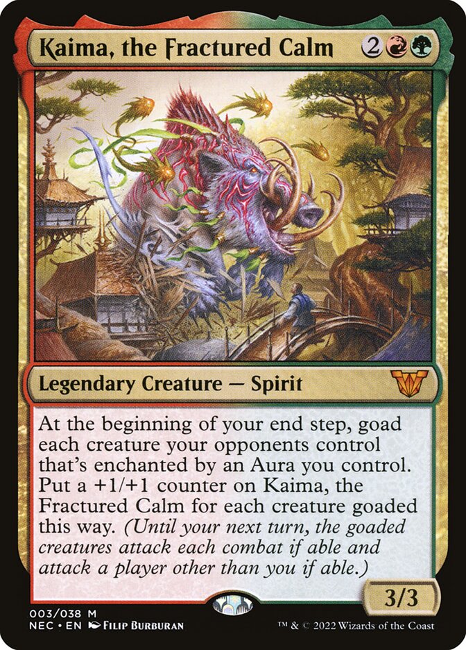 Kaima, the Fractured Calm - NEC 3  (Foil)