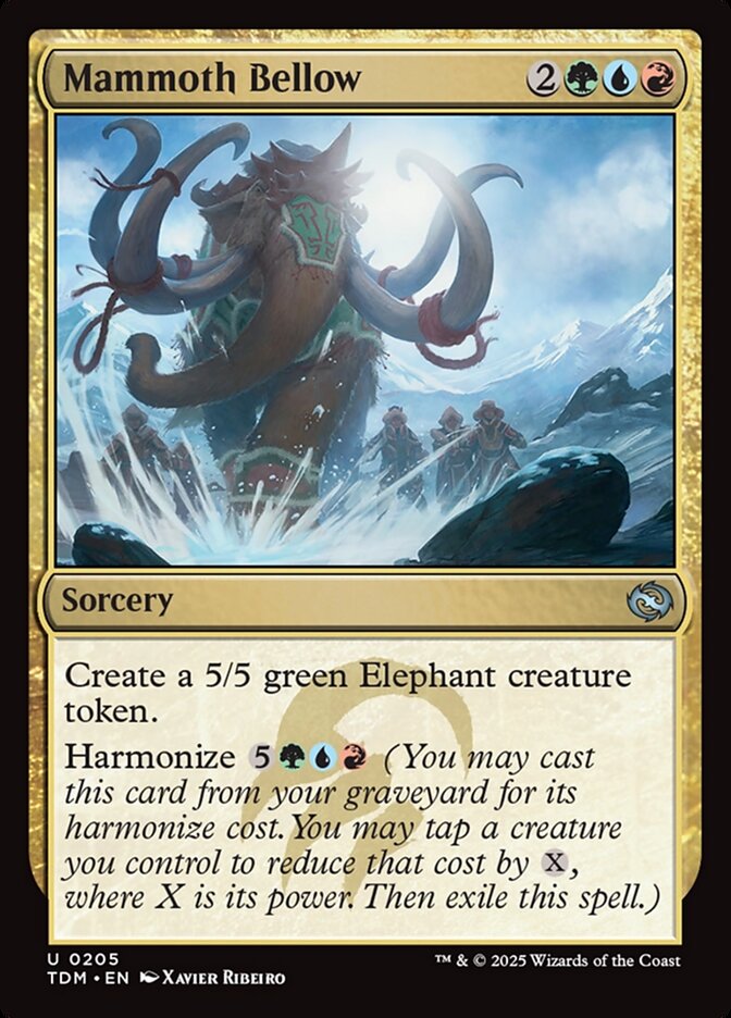 Mammoth Bellow - Tarkir: Dragonstorm 205