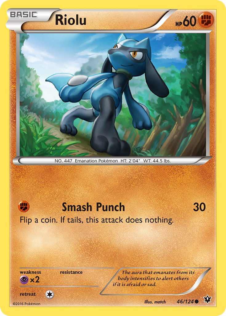 Riolu (46) - Fates Collide 46 - Near Mint