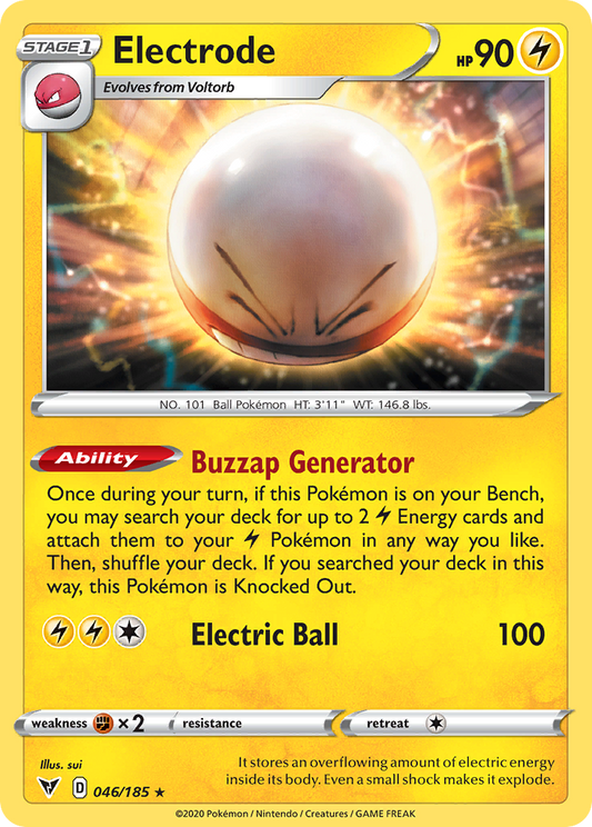 Electrode - Vivid Voltage 046/185  (Foil) - Near Mint