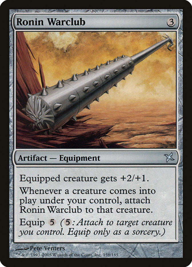 Ronin Warclub - Betrayers of Kamigawa 158