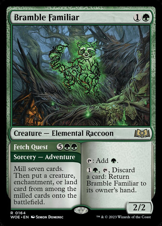 Bramble Familiar // Fetch Quest - WOE 164