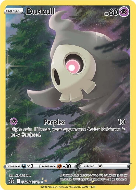 Duskull - Crown Zenith: Galarian Gallery GG28/GG70  (Foil) - Near Mint - Ungraded