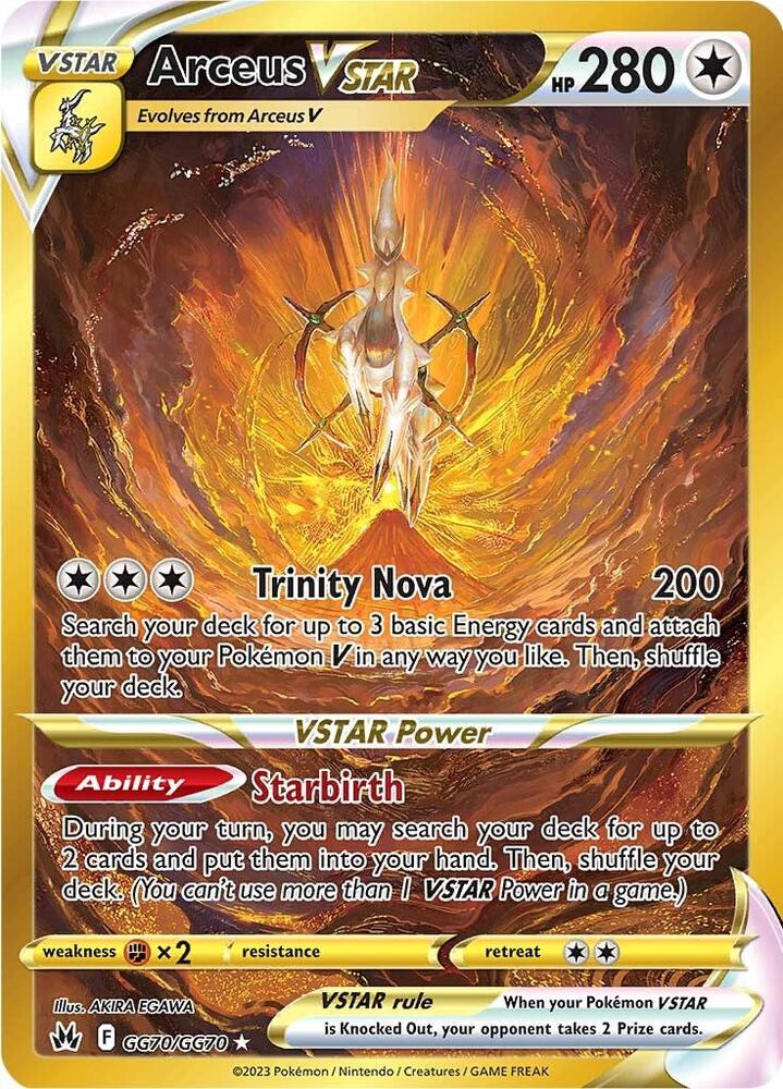 Arceus VSTAR (Secret) - Crown Zenith: Galarian Gallery GG70/GG70 (Foil) - Near Mint