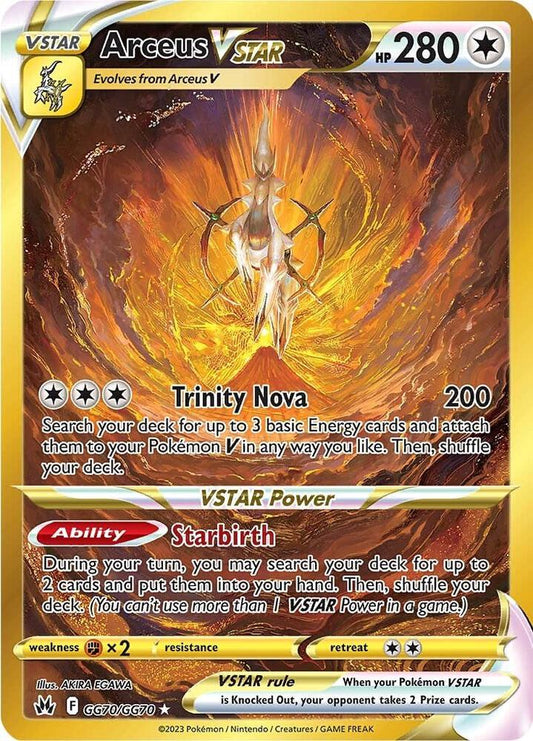Arceus VSTAR (Secret) - Crown Zenith: Galarian Gallery GG70/GG70 (Foil) - Near Mint