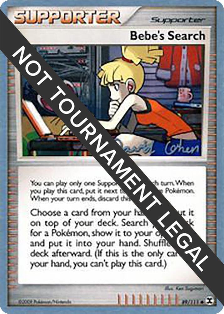 Bebe's Search (David Cohen) - World Championship Decks 89/111 - Near Mint