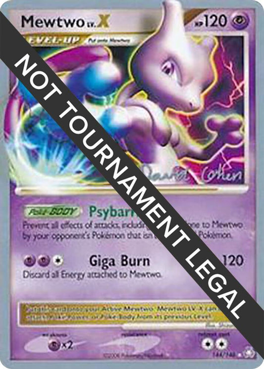 Mewtwo LV.X (David Cohen) - World Championship Decks 144/146 - Near Mint
