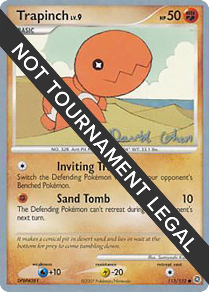 Trapinch (David Cohen) - World Championship Decks 115/132 - Near Mint