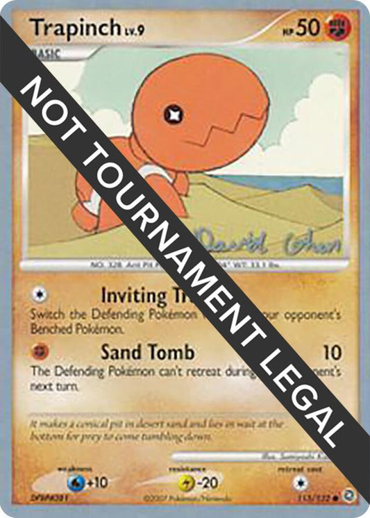 Trapinch (David Cohen) - World Championship Decks 115/132 - Near Mint