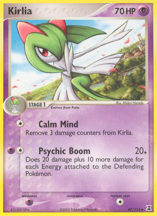 Kirlia - EX Delta Species 47 - Near Mint