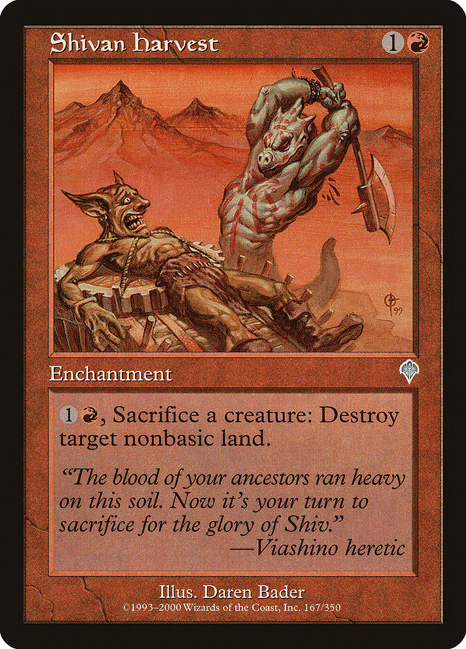 Shivan Harvest - Invasion 167