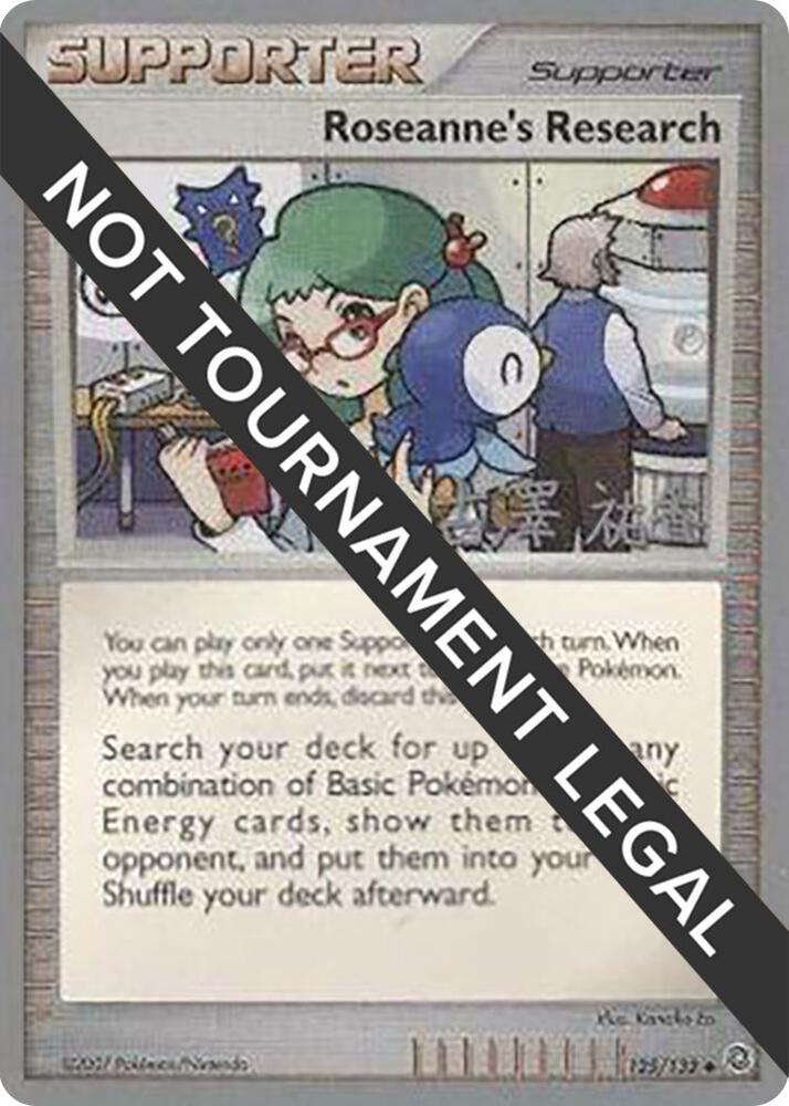 Roseanne's Research (Yuka Furusawa) - World Championship Decks 125/132 - Near Mint