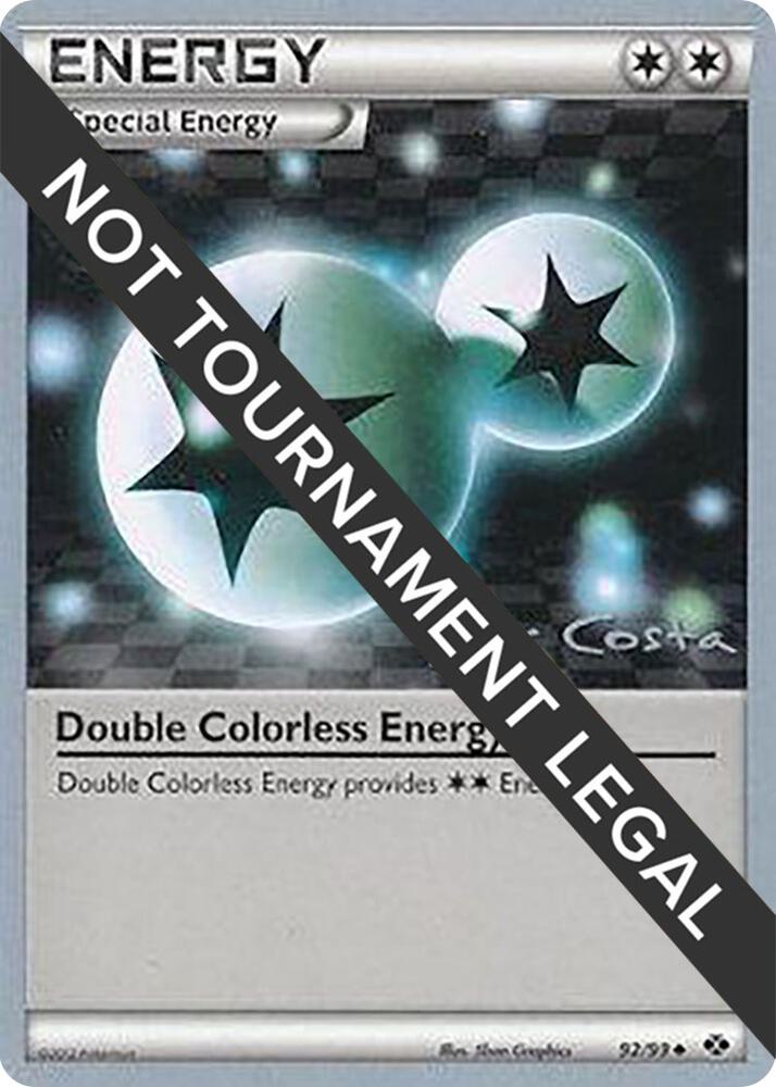 Double Colorless Energy (Igor Costa) - World Championship Decks 92/99 - Moderately Played
