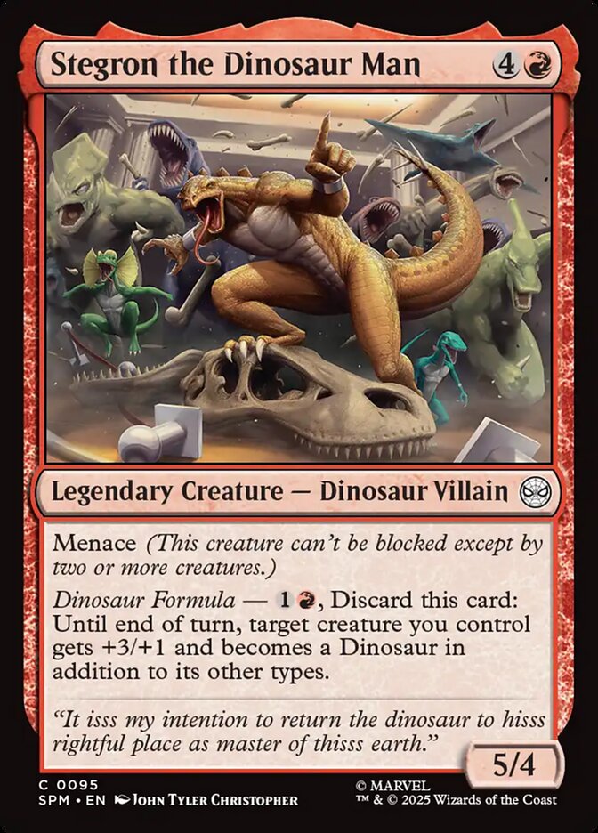 Stegron the Dinosaur Man - SPM 95