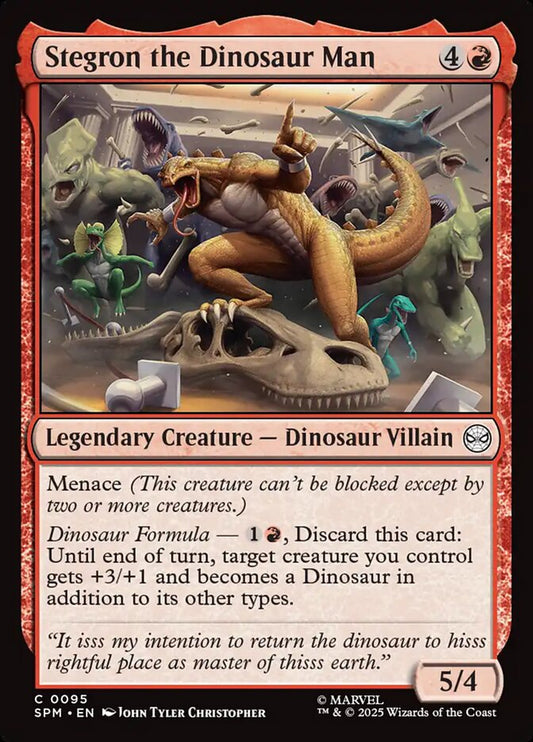 Stegron the Dinosaur Man - SPM 95