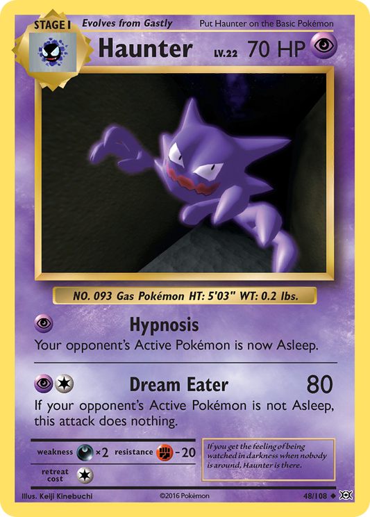 Haunter - Evolutions 48/108  - Near Mint