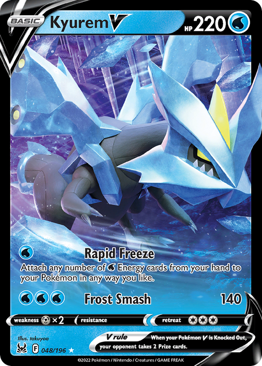 Kyurem V - Lost Origin 048/196  (Foil) - Near Mint - Ungraded