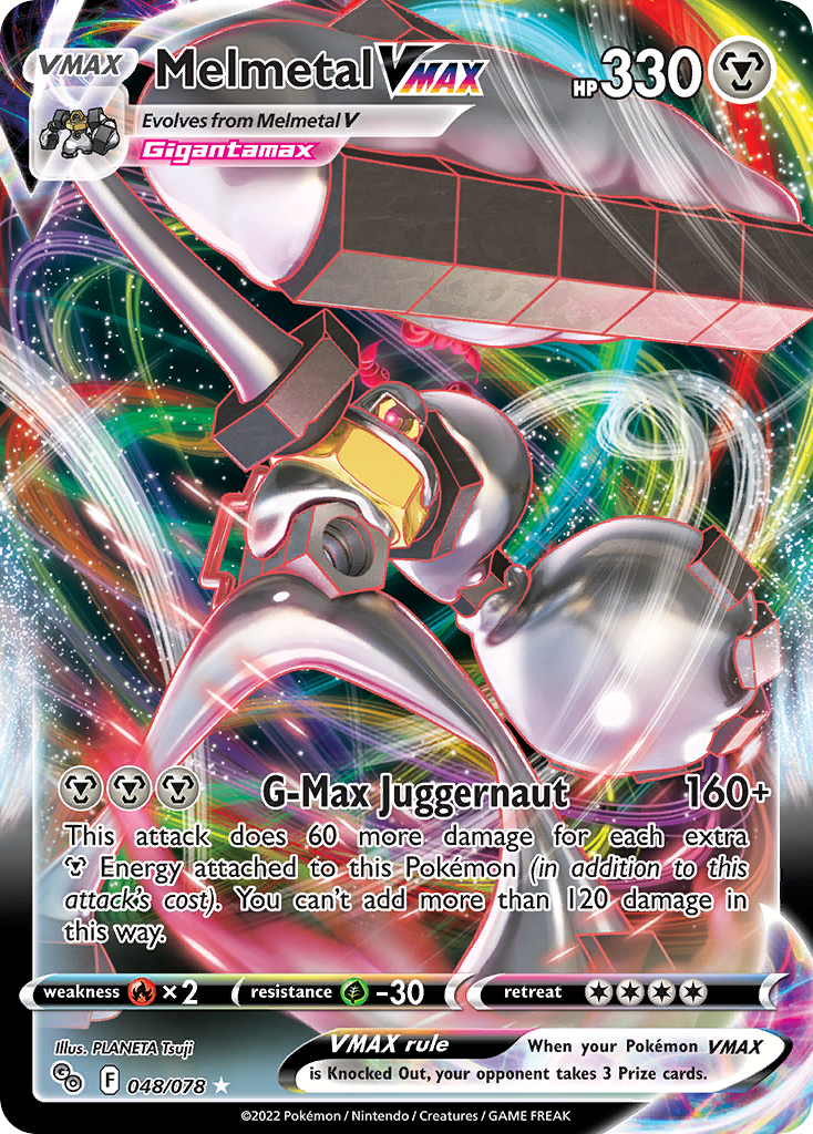 Melmetal VMAX - Pokemon Go 048/078 (Foil) - Near Mint