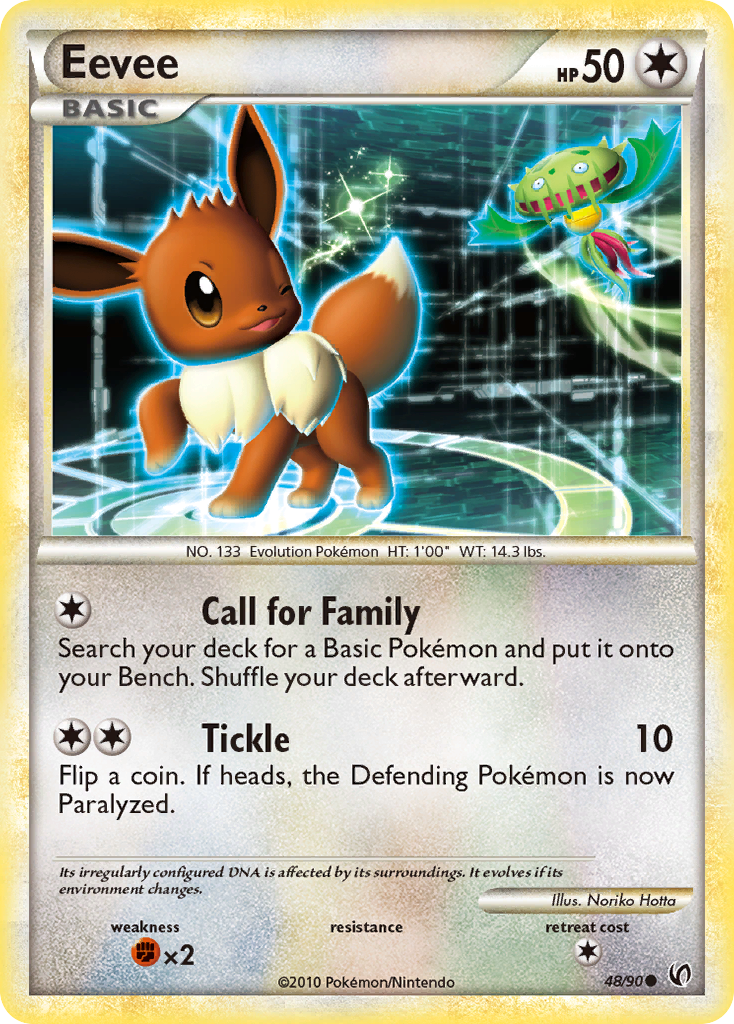 Eevee (48) - Undaunted 48/90 - Lightly Played