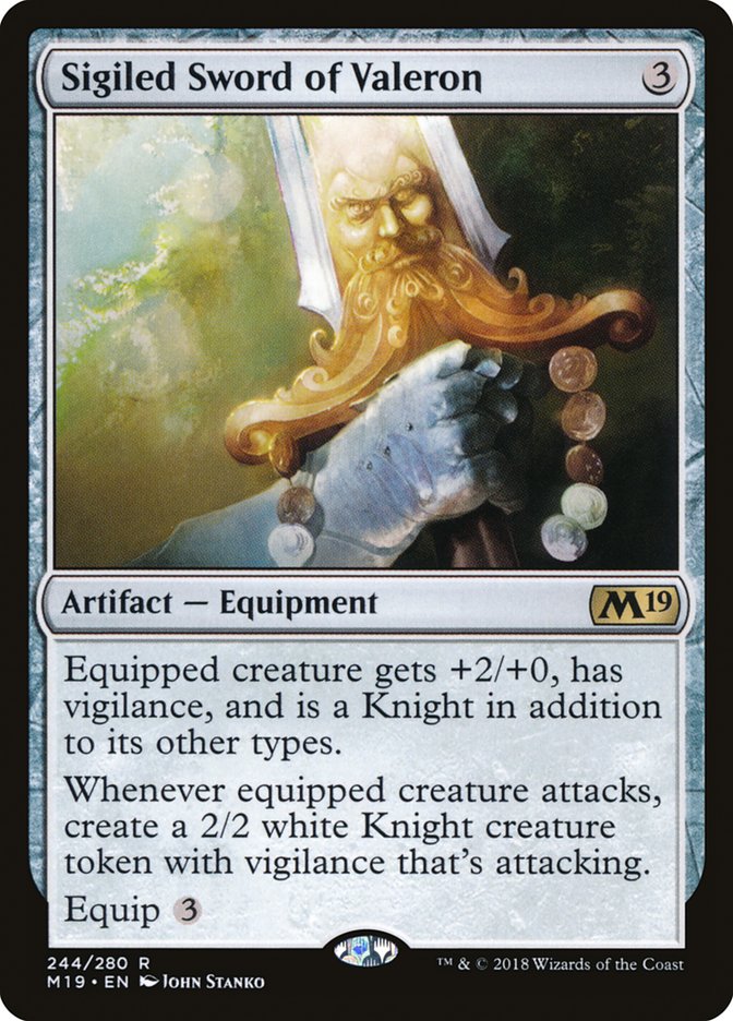 Sigiled Sword of Valeron - M19 244