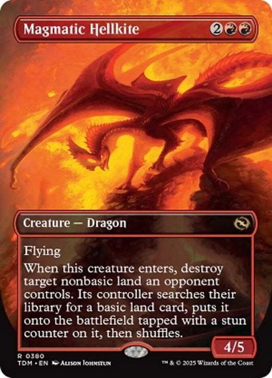 Magmatic Hellkite - TDM 380  (Foil)