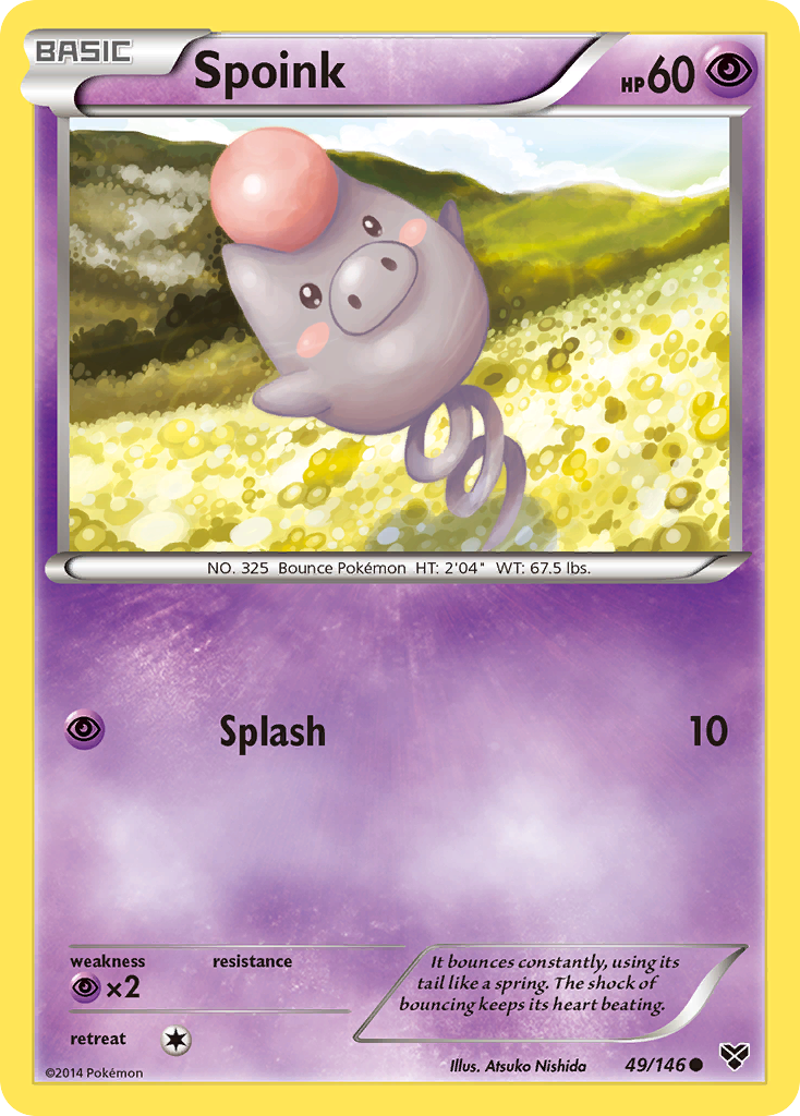 Spoink - XY Base Set 49 - Near Mint