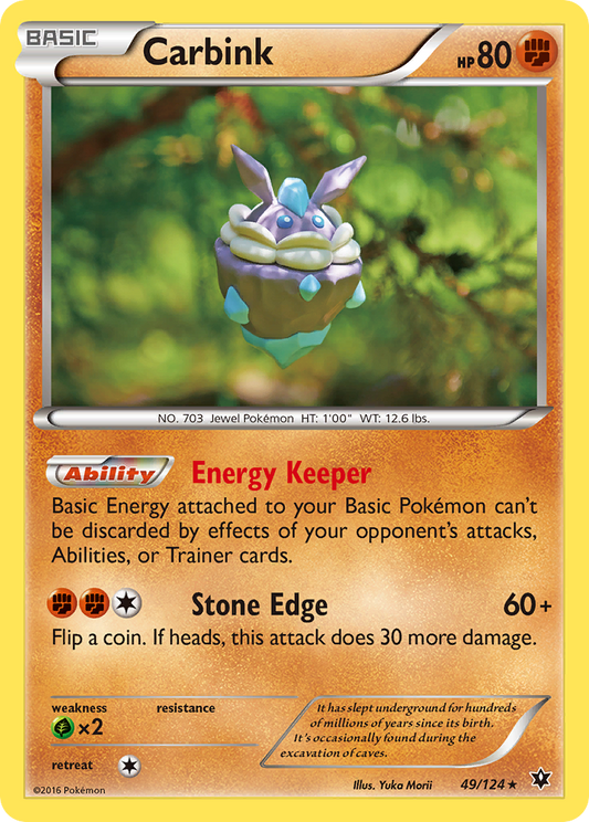 Carbink (49) - Fates Collide 49 - Near Mint
