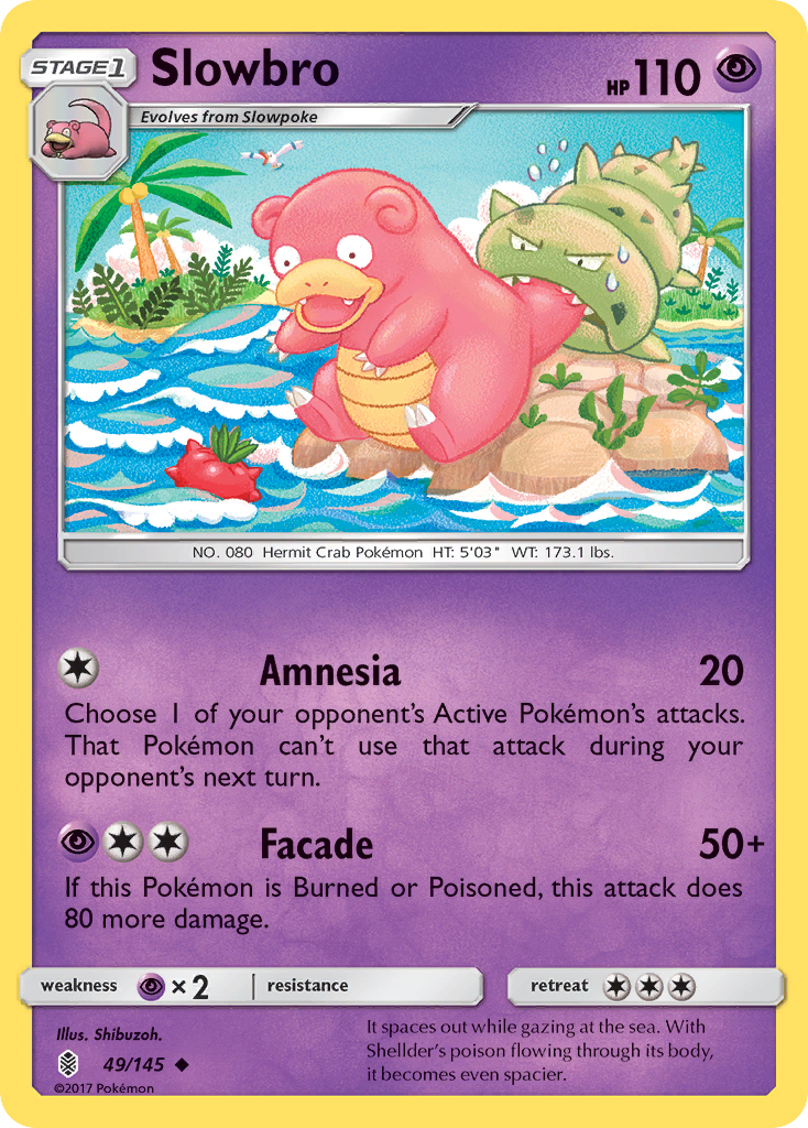 Slowbro - Guardians Rising 49/145 - Near Mint