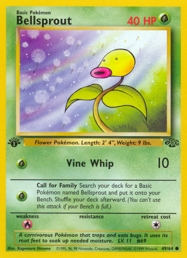 Bellsprout - Jungle 49 - Near Mint