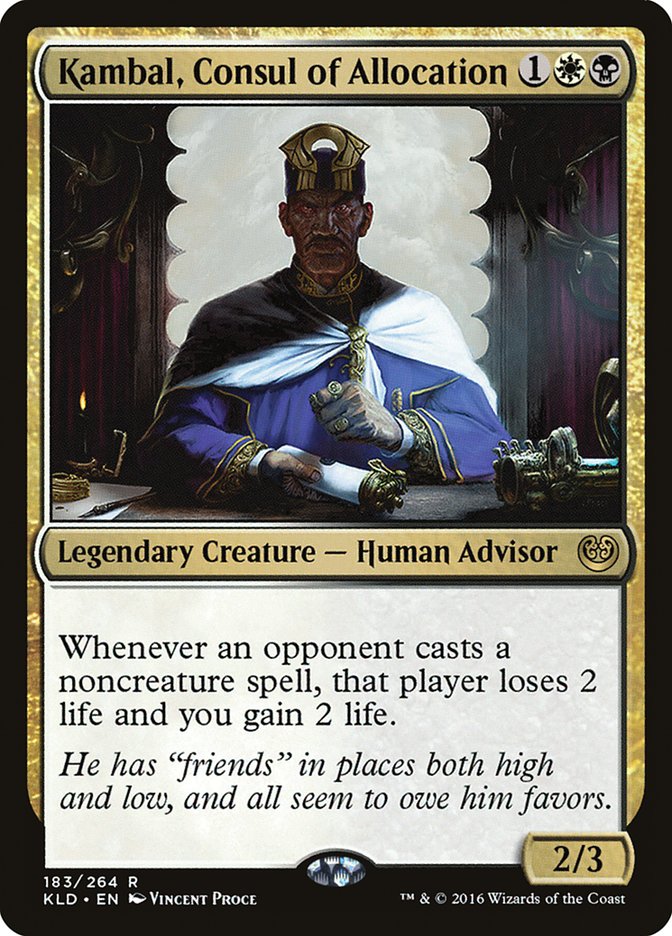Kambal, Consul of Allocation - KLD 183