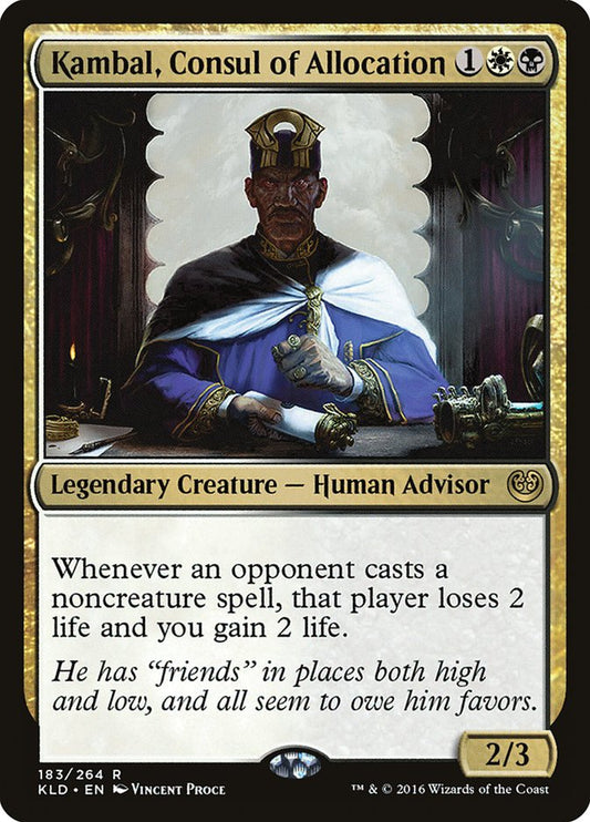 Kambal, Consul of Allocation - KLD 183