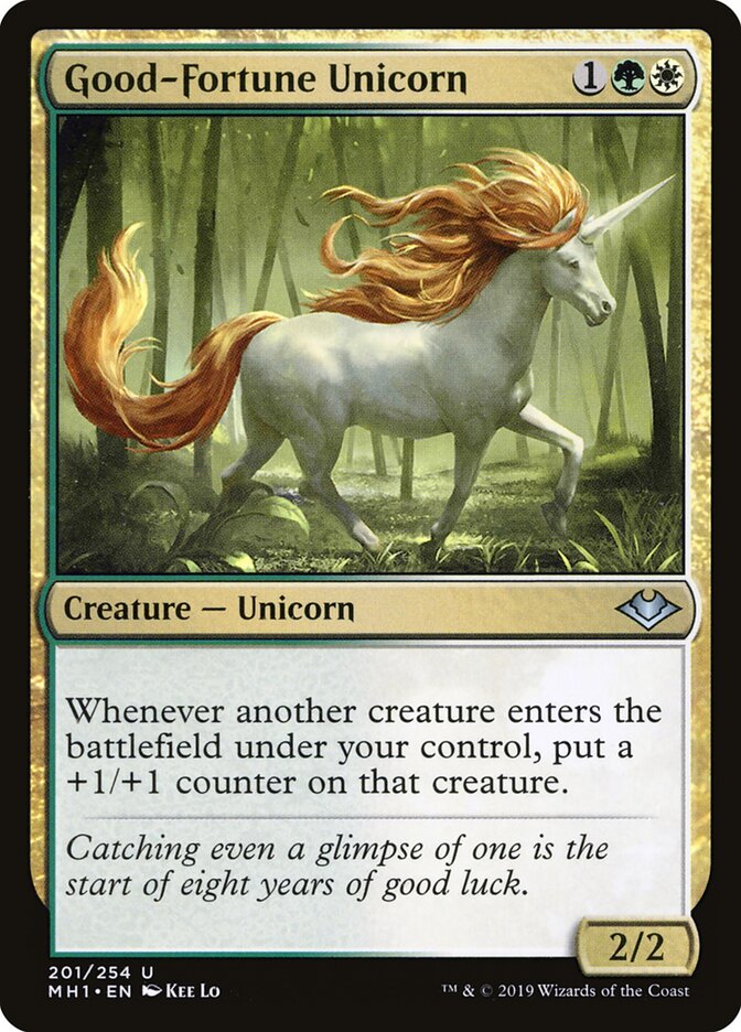 Good-Fortune Unicorn - Modern Horizons 201