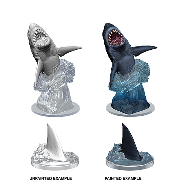 Wizkids Deep Cuts Miniatures: Unpainted Minis - Shark