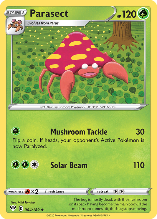 Parasect - Darkness Ablaze 004/189 (Foil) - Near Mint