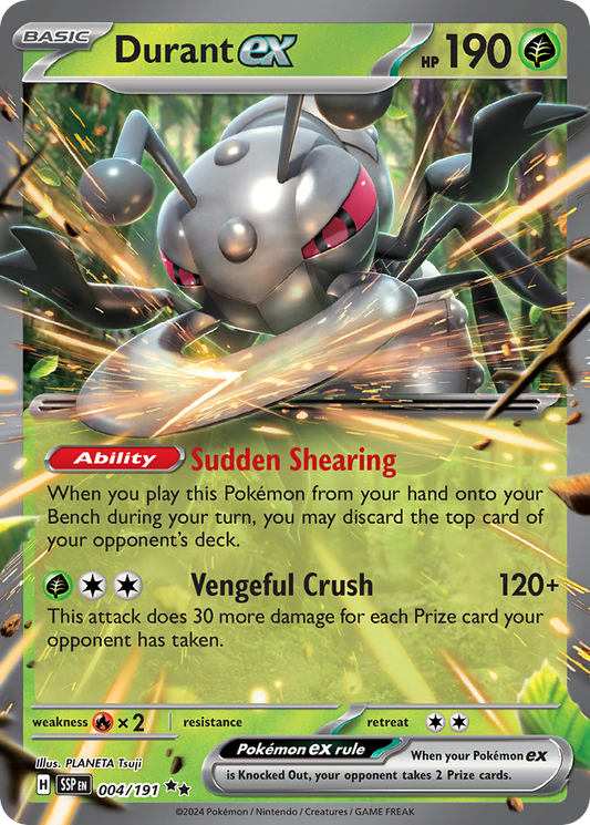 Durant ex - Surging Sparks 004/191 (Foil) - Near Mint