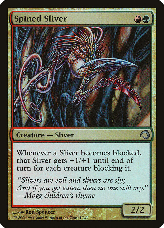 Spined Sliver - Premium Deck Series: Slivers 14 (Foil)