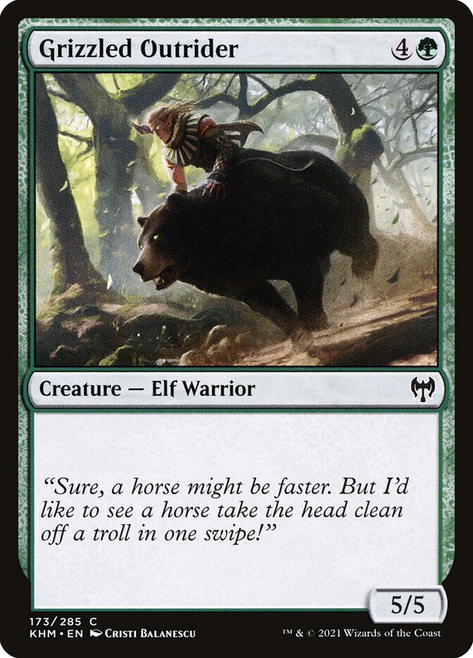 Grizzled Outrider - Kaldheim 173