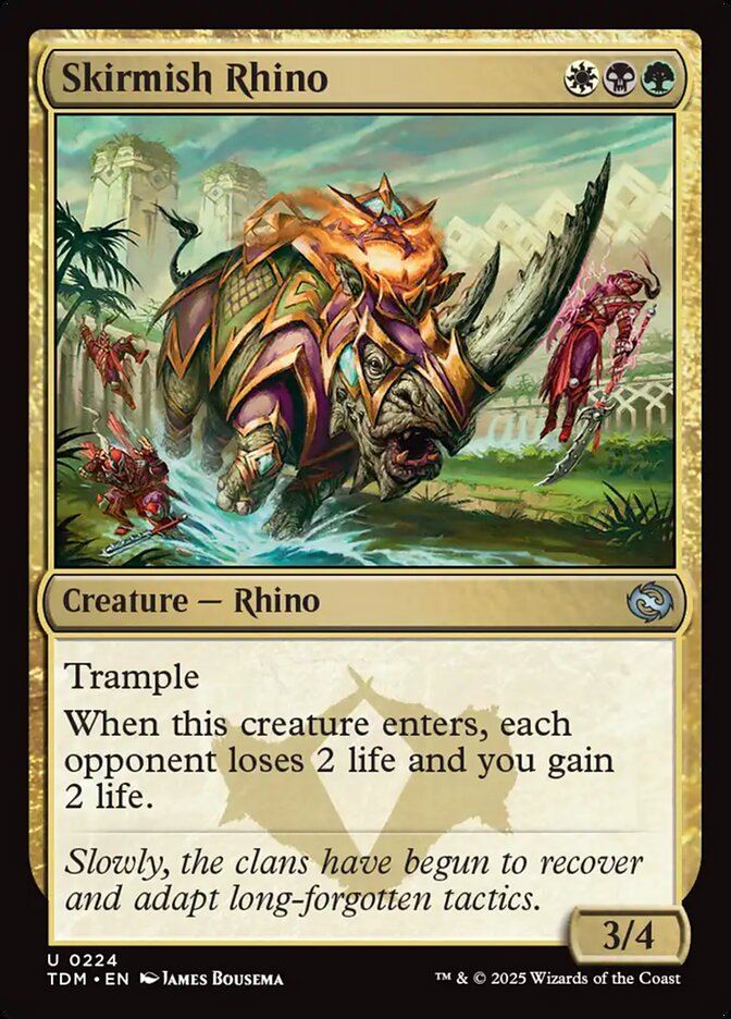 Skirmish Rhino - TDM 224  (Foil)