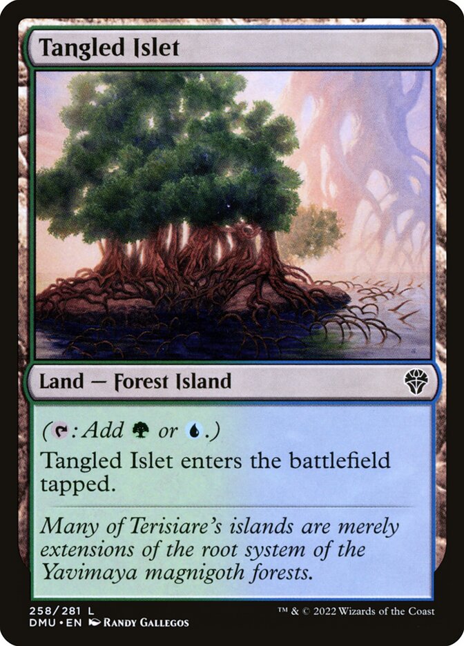 Tangled Islet - Dominaria United 258 (Foil)