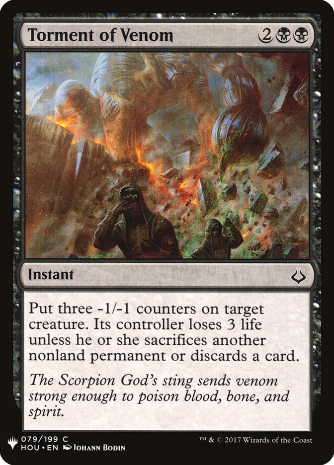 Torment of Venom - The List Reprints 79
