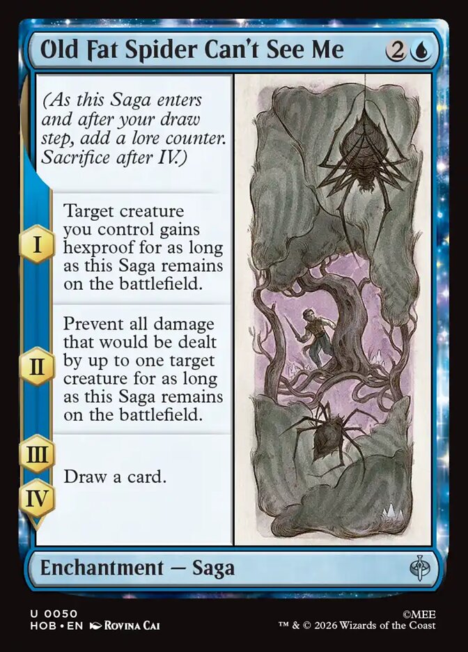 Old Fat Spider Can't See Me - The Hobbit 50
