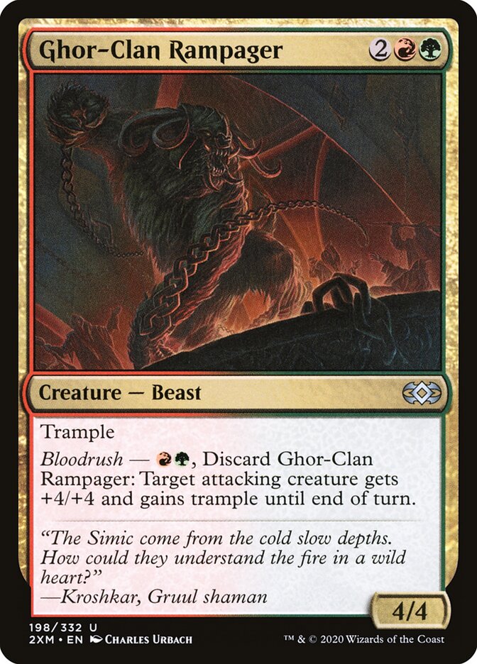 Ghor-Clan Rampager - Double Masters 198