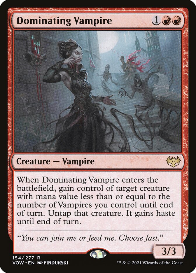 Dominating Vampire - VOW 154  (Foil)