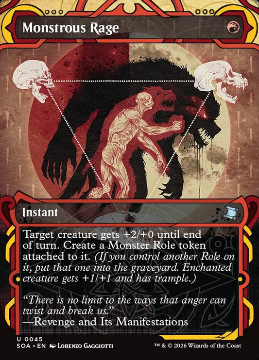 Monstrous Rage - Secrets of Strixhaven Mystical Archive 45
