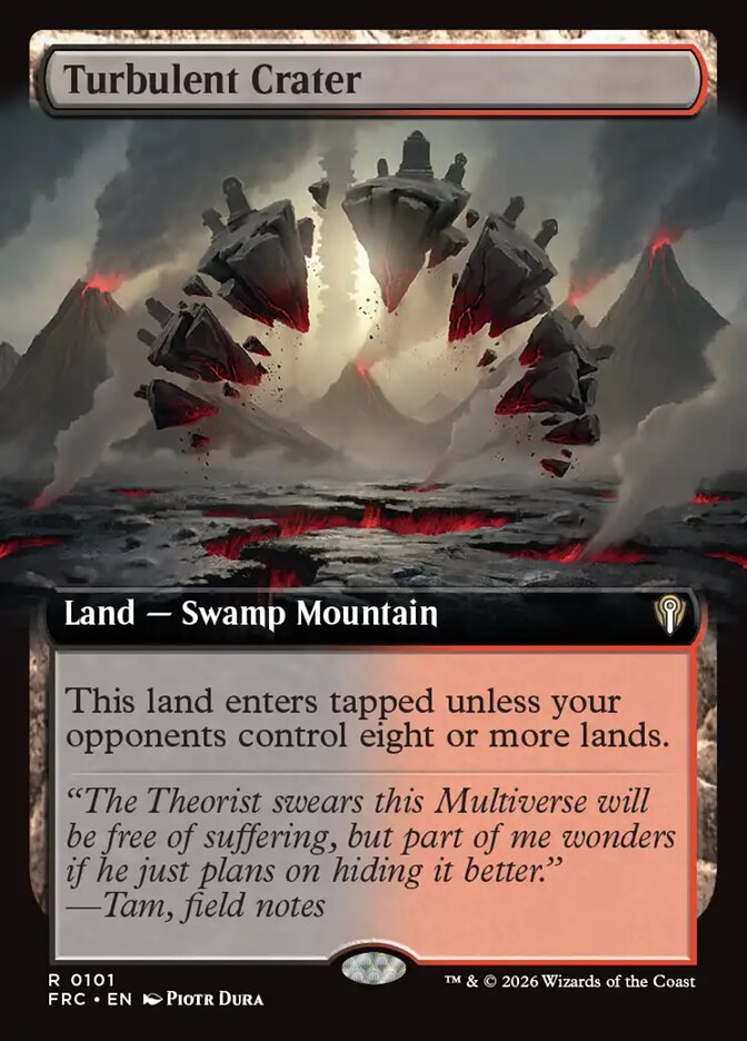 Turbulent Crater - Reality Fracture Commander 101