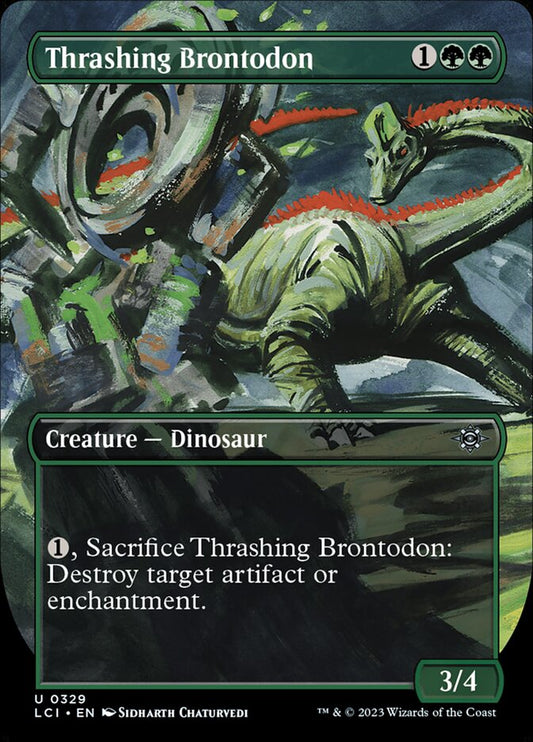 Thrashing Brontodon - LCI 329  (Foil)