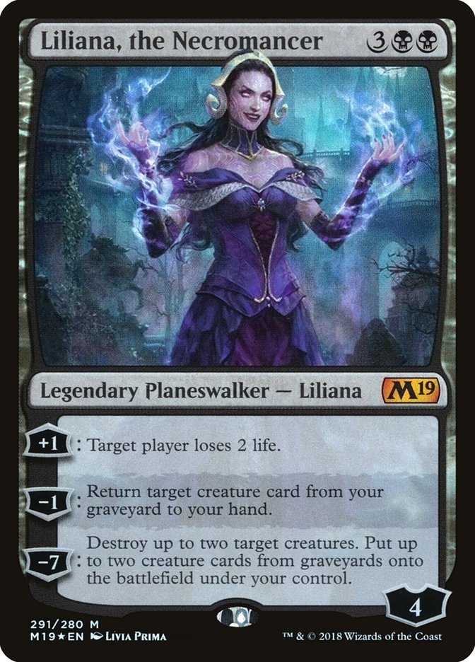 Liliana, the Necromancer - M19 291  (Foil)