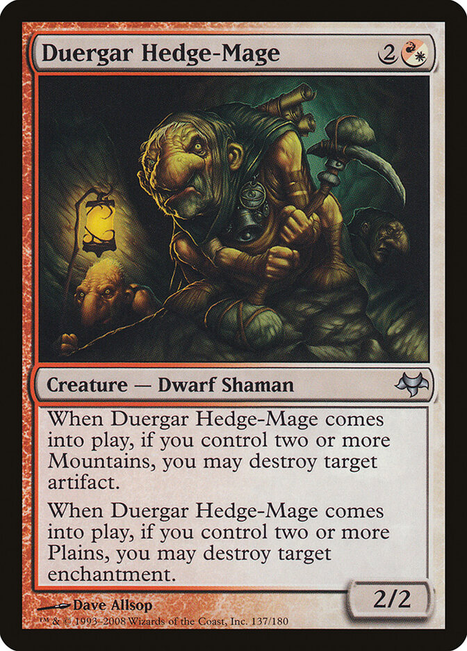 Duergar Hedge-Mage - Eventide 137