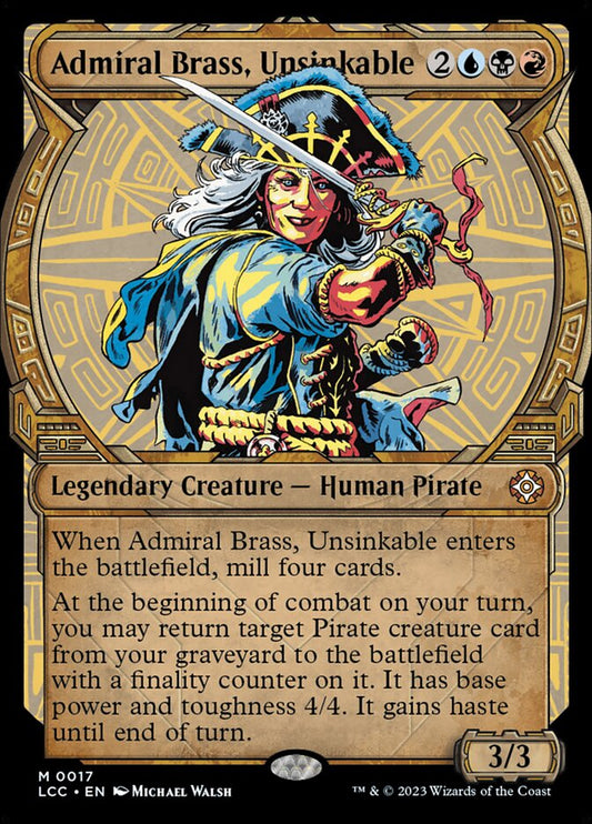 Admiral Brass, Unsinkable - LCC 17
